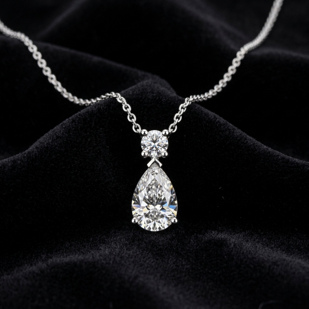 Diamond pendant necklace